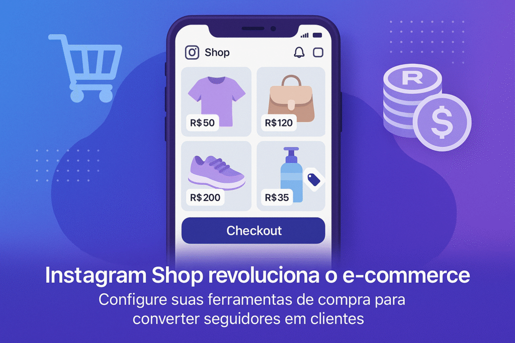 tendência no Instagram Shopping ferramentas compra integrada