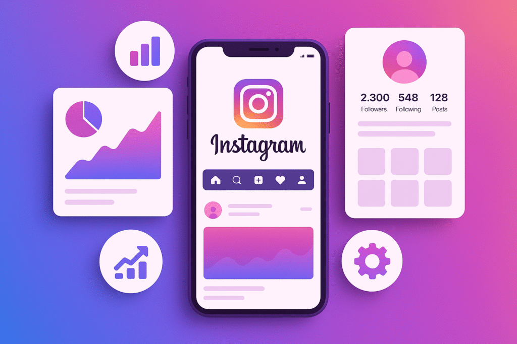 Ferramentas para visualizar perfil do Instagram, análise de contas