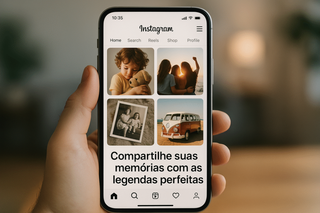 Instagram memórias legendas fotos recordações dicas