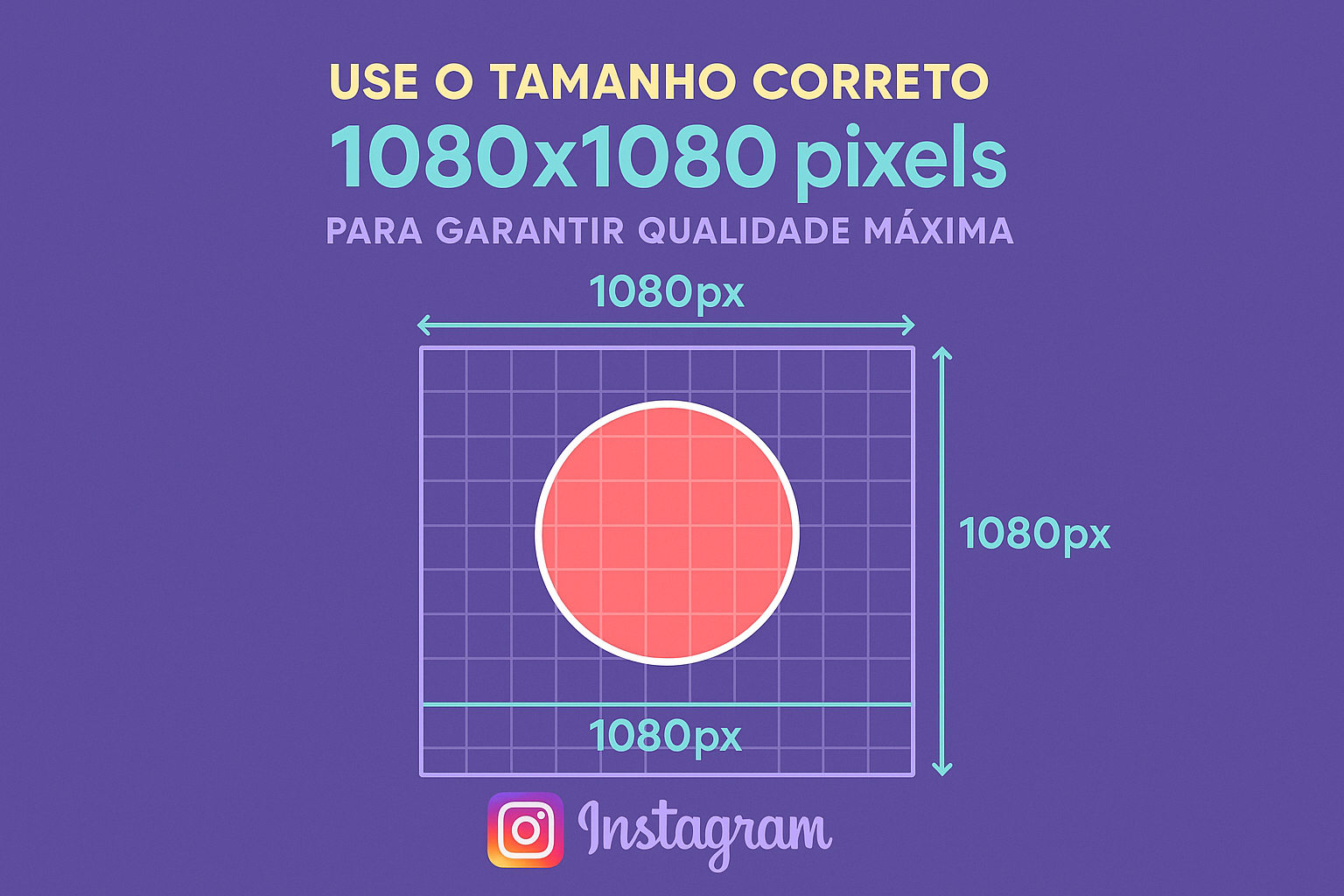 tamanho ideal foto de perfil do Instagram 2025