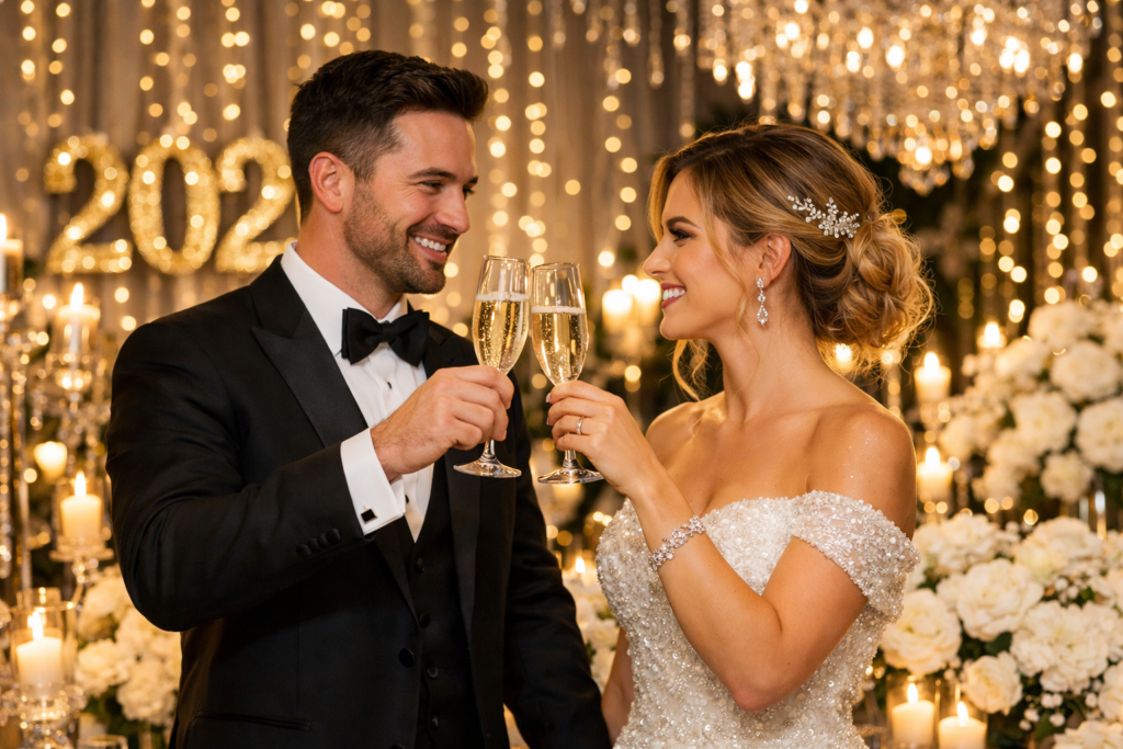 Legendas para casamento de réveillon