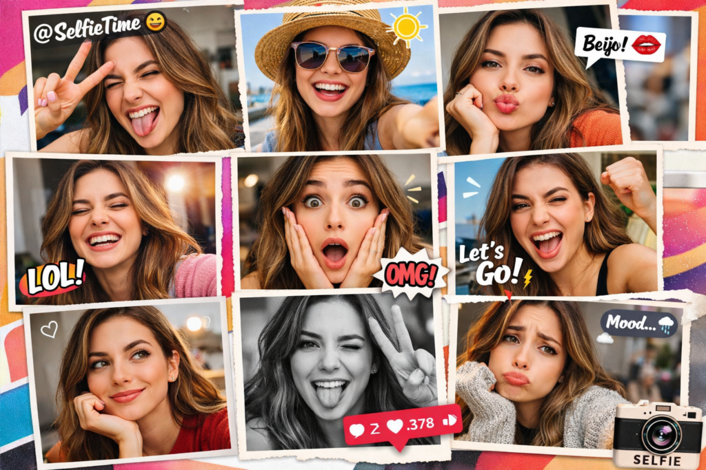  tipos de selfies para instagram