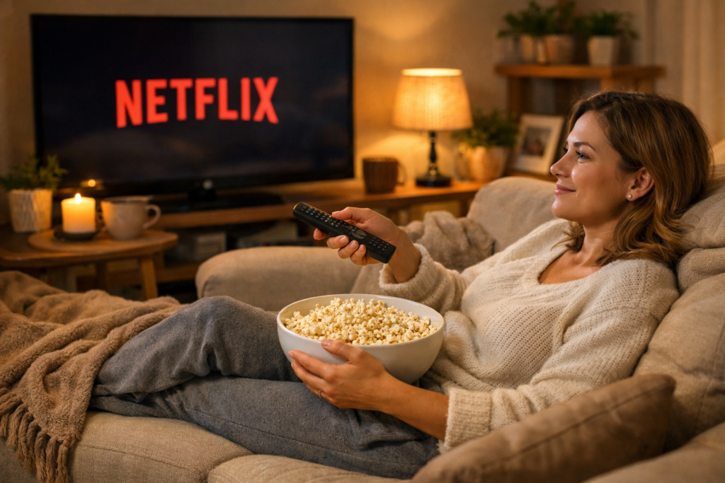 Momento Netflix com legendas para domingo preguiçoso