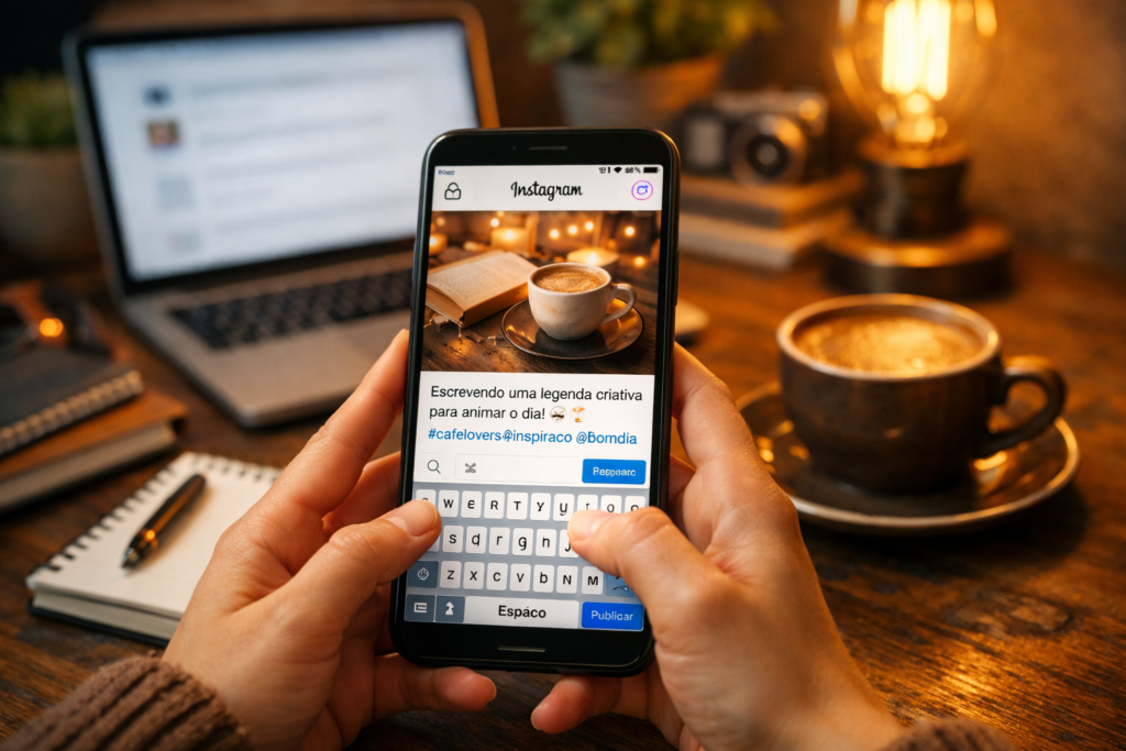 criar legendas instagram
