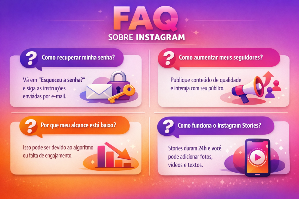 Perguntas frequentes sobre modo desaparecer do Instagram
