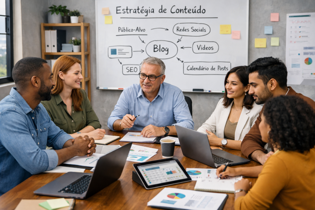 planejamento de estratégia de marketing de conteúdo