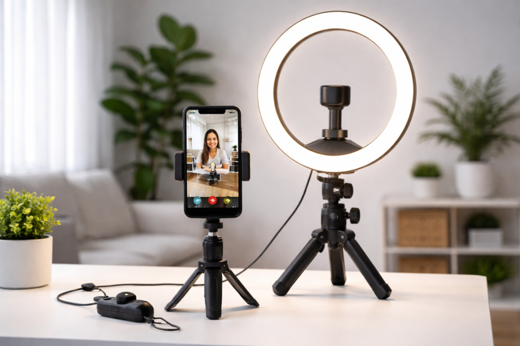 equipamentos para gravação profissional de vídeos para Instagram