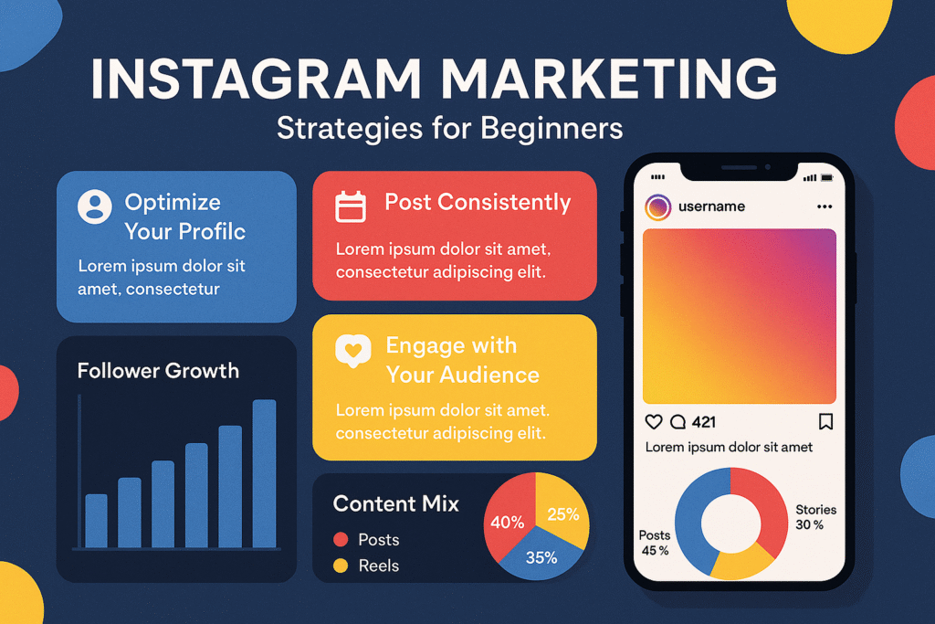 visualização de dados e analytics de Marketing no Instagram para iniciantes 