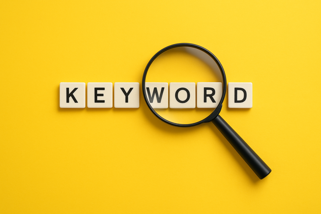 Conceito de palavras-chave e SEO para Instagram