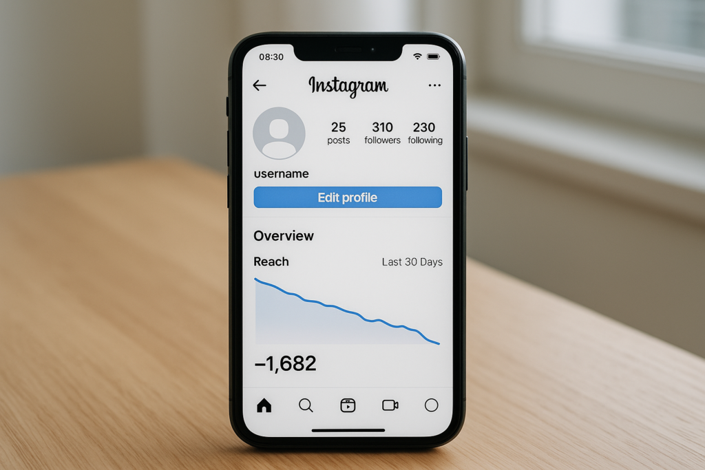 shadowban no Instagram reduz o alcance de publicações