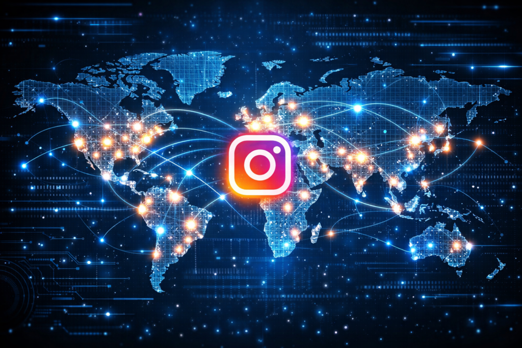 Alcance global através do marketing no Instagram
