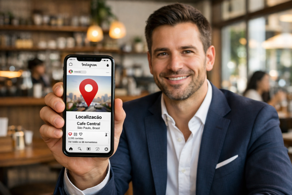 como criar localização no Instagram para negócios locais