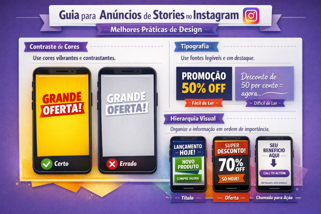 elementos de design para anúncios eficazes no Instagram
