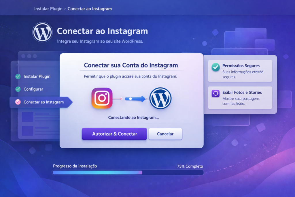 instalar plugin feed instagram wordpress tutorial