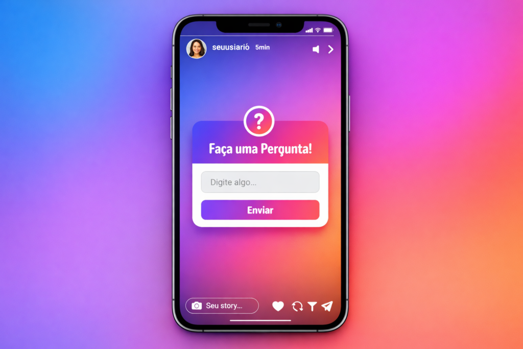 desafio de perguntas e respostas Instagram Stories