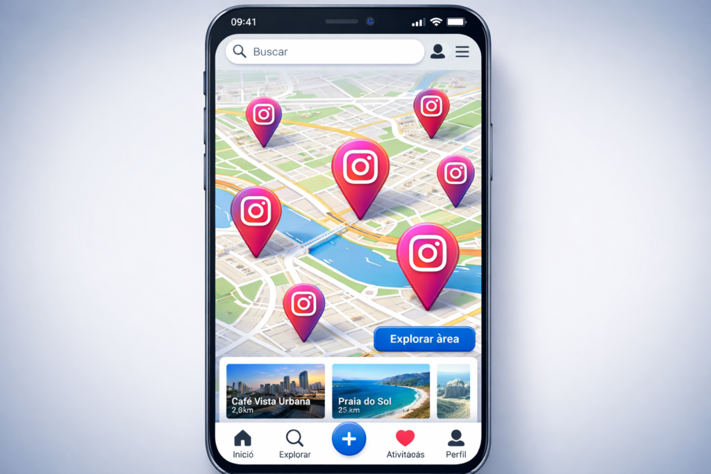 Localização geográfica Instagram SEO local