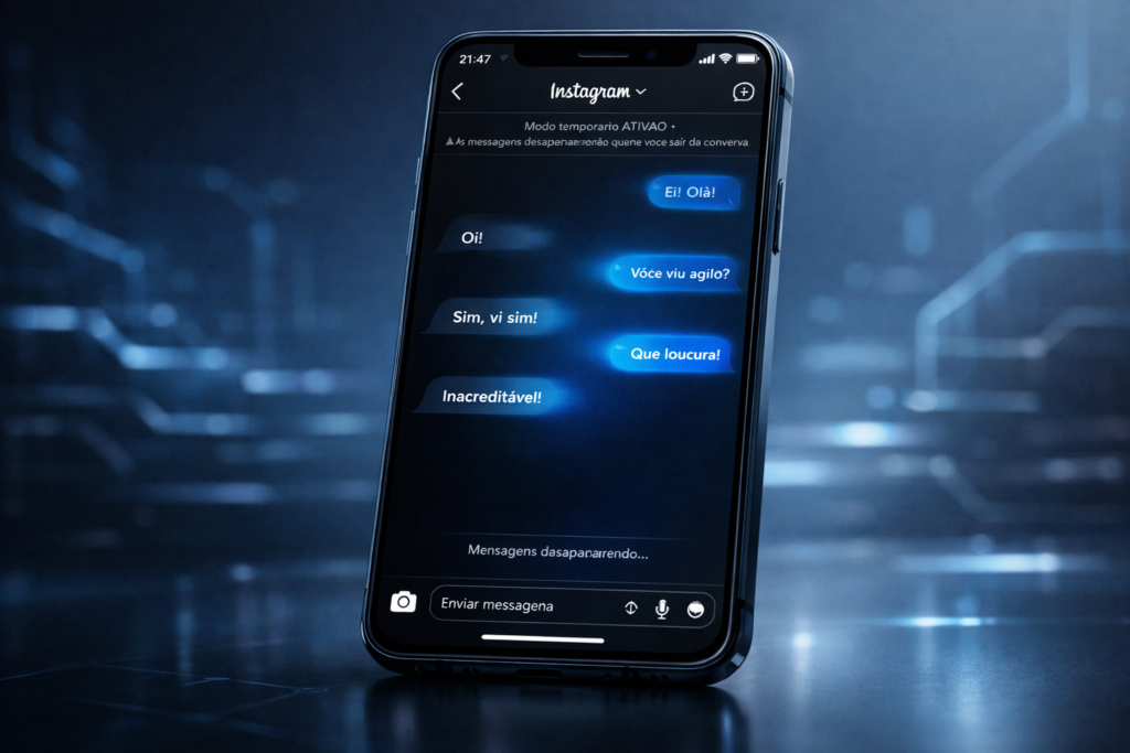modo de desaparecimento instagram direct messages privacidade