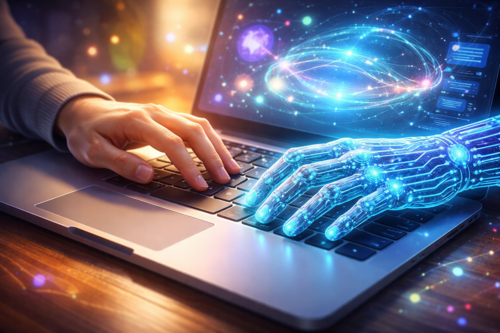 colaboração entre humano e inteligência artificial