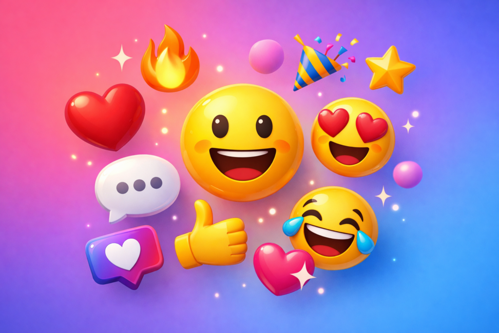 uso estratégico de emojis no Instagram