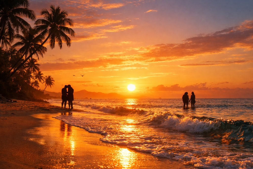 Pôr do Sol Tropical