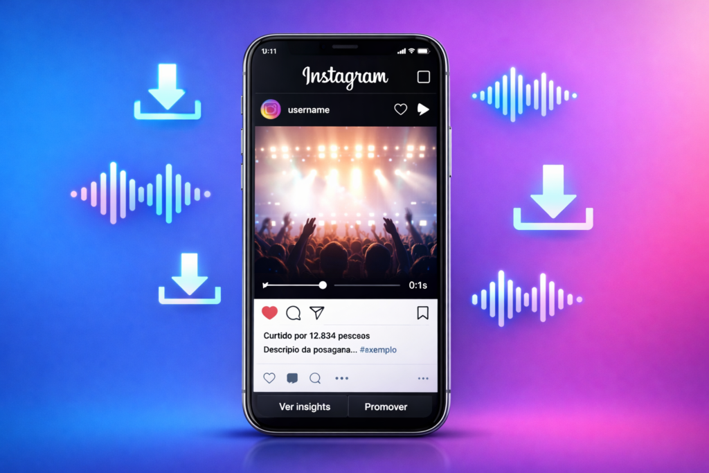 Como baixar áudio do Instagram no celular