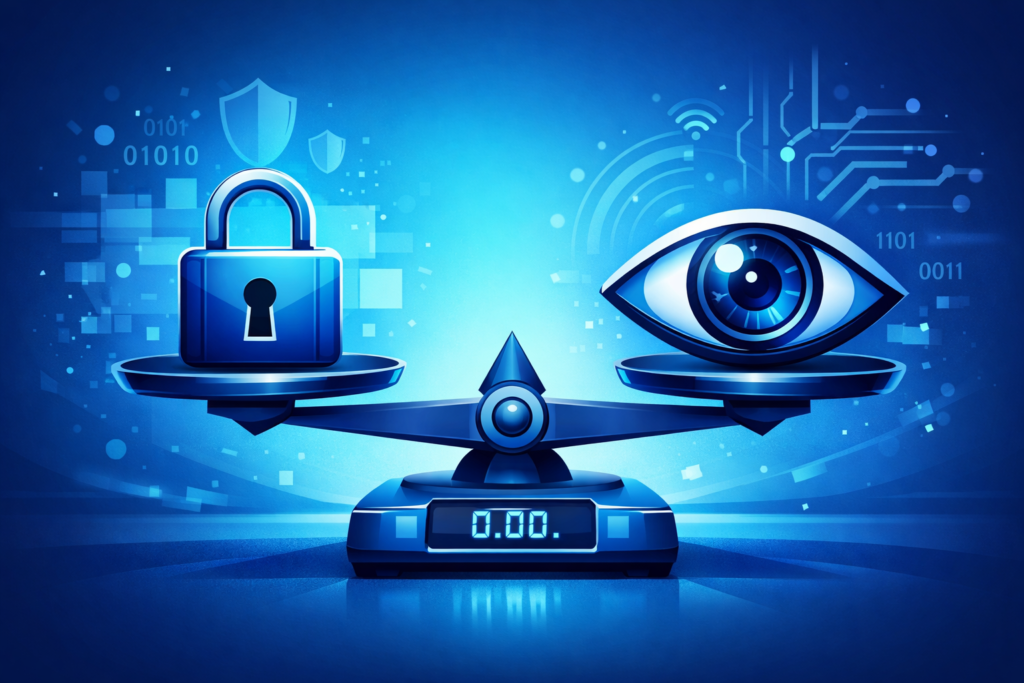 Balança entre privacidade digital e segurança, tema central do fim da criptografia nas DMs do Instagram