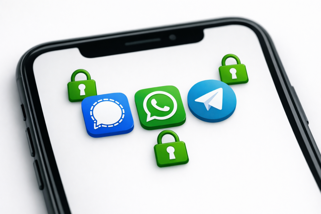 Alternativas ao Instagram com criptografia de mensagens