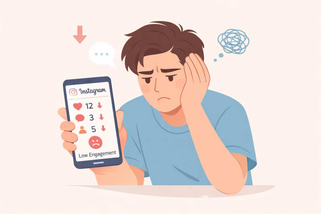 o que diminui o alcance no Instagram