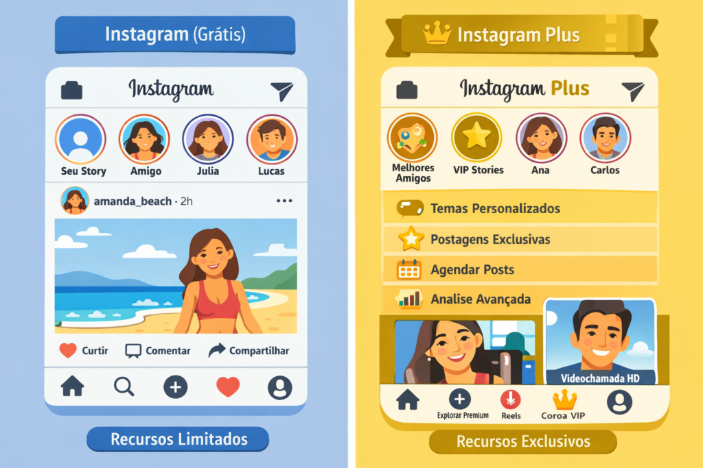 Instagram Plus plano pago recursos exclusivos