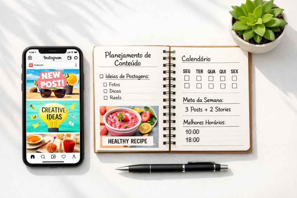 o que postar todos os dias no Instagram com planejamento de conteúdo