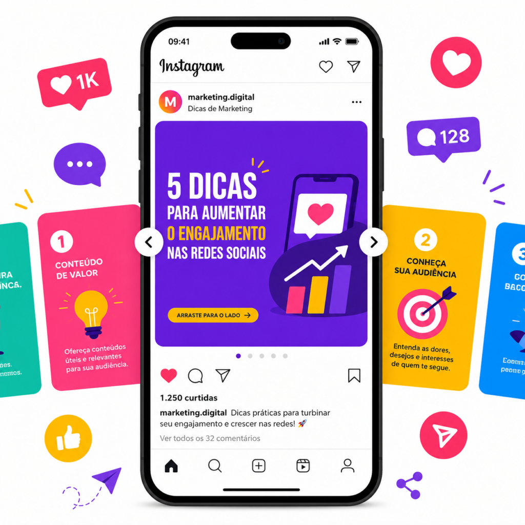 como fazer carrossel no Instagram