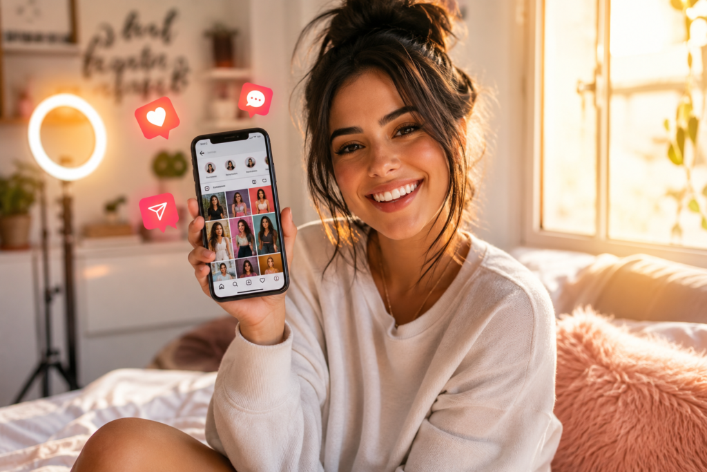 Engajamento de microinfluenciadores no Instagram