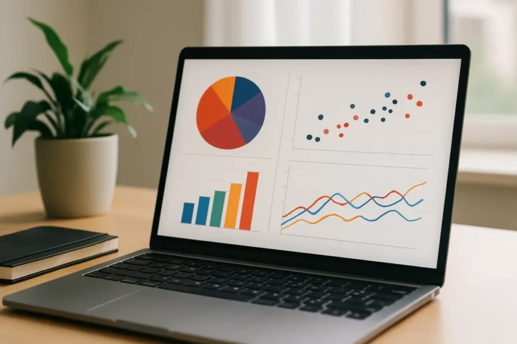 Análise de métricas e indicadores de desempenho do marketing da empresa