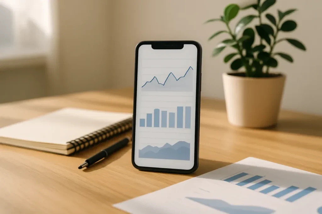 Análise de métricas de conteúdo no celular para Reels e Stories