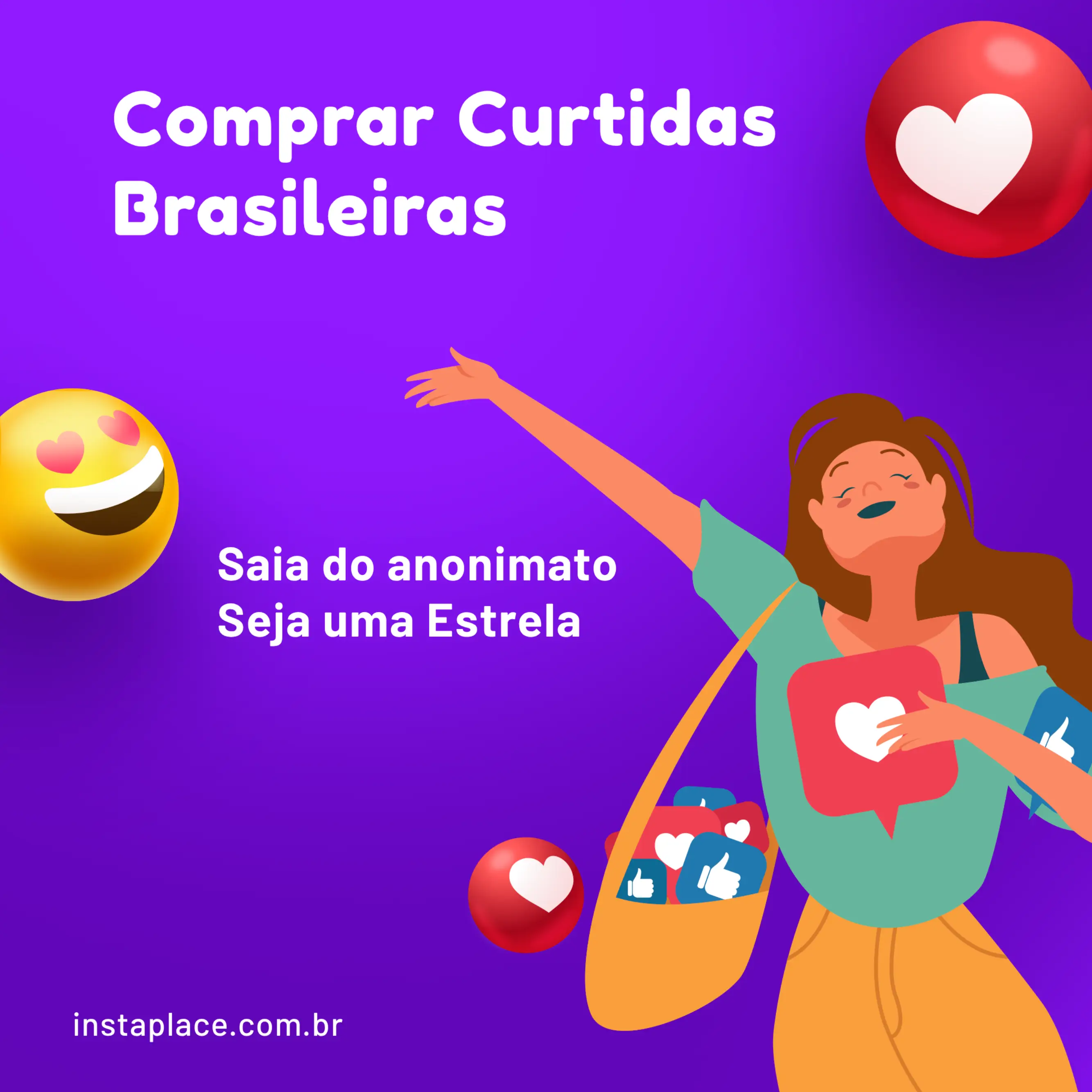 Representação do Serviço de Comprar Curtidas Instagram